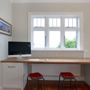 A study area with plenty of natural light 