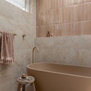 A high window adds to the relaxed, serene 