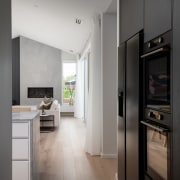 Long sightline from scullery to rear garden. 