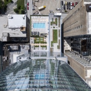 Level 8 Tower Pool – looking straight down. 