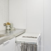 Need an instant towel rack solution? - Balancing 