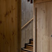 Stairs  – Tuarangi by TOA architects - Pushing brown