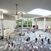 Kampung Admiralty 6 - lobby | mixed use lobby, mixed use, shopping mall, gray, white