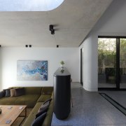 The living space beside the new kitchen. - 