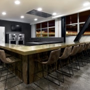 UnserHaus holds alls sorts of live events, cooking black, gray