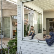 The new deck and dining area resulting from 