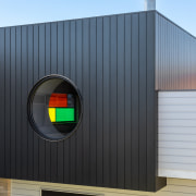 The exterior of the playful double height games 