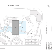 Master Layout Plan 总图 - design | diagram design, diagram, drawing, font, line, plan, technical drawing, text, white