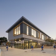 The Science Innovation Center at dusk. - Science 