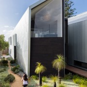 ​​​​​​​Galvanised corrugated iron roofing wrapping down the sides architecture, home, house, design, facade, interior design, roof, corrugated iron roofing facade, CplusC Architectural Workshop