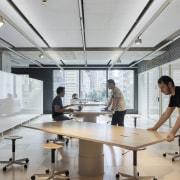 Even the meeting tables are a movable feast architecture, building, Arup Sydney, multi space office, Commercial interior design, Hassell