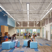 At this prototype school, emphasis was placed on gray