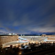 Return to the golden age of travel – architecture, building, downtown, TWA Flight Center, lobby, dining facilities