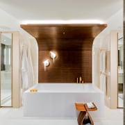 The custom doors that provide privacy and a 