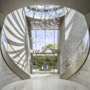 The foyer includes striking butterfly door handles from 