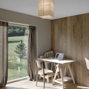 Picture Office - architecture | ceiling | chair architecture, ceiling, chair, floor, flooring, furniture, house, interior design, table, wood, wood flooring, gray