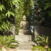 A buddha looks on. - Ancient aesthetic - 