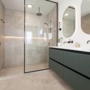 The owner requested a natural, luxurious, and relaxed 