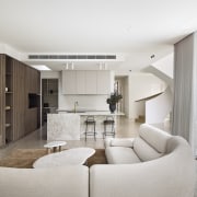 The kitchen forms the central anchor point of 