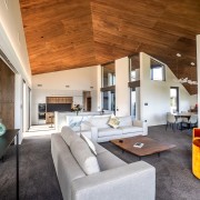 Interior with feature ceiling. - The river below 