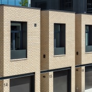 Inside the complex's internal courtyard – brick veneer 