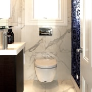 Being used by solely the children, the wallpaper architecture, bathroom, bathroom accessory, bathroom cabinet, bidet, floor, home, interior design, wallpaper, marble, material property, plumbing, plumbing fixture, property, room, sink, tap, tile, toilet, toilet seat, wall, white
