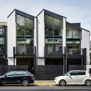 The offset gables to the street façade reflect 