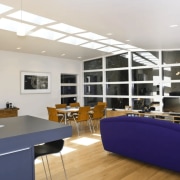 Double glazing these windows – and this skylight ceiling, interior design, living room, loft, real estate, room, white