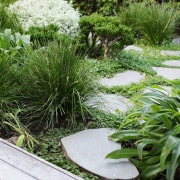 Bluestone pavers offer another organic and practical feature. 