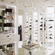 Interior cabinet lighting and mirrors optimise the bling 