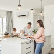 Daikin - countertop | furniture | home | countertop, furniture, home, interior design, kitchen, room, table, white