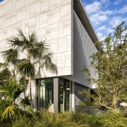 SAOTA designed the house with a monolithic protective 