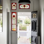 The restored front entrance. - Raised living standard 