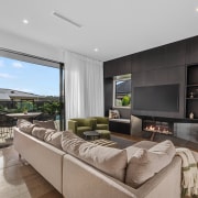 With large stackers stacked back the indoors and 