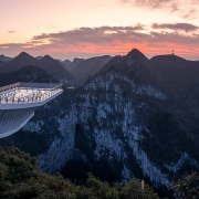 A 34m cantilever over a world heritage sinkhole 