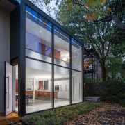 A 91cm by 71cm addition unifies the rear 