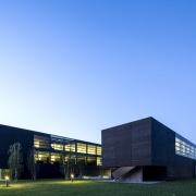 The new Faber headquarters designed by GEZA - architecture, building, commercial building, corporate headquarters, daytime, facade, grass, headquarters, house, real estate, sky, teal