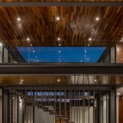 Colima home/Di Frenna Arquitectos - Colima home/Di Frenna architecture, ceiling, daylighting, interior design, lighting, lobby, brown, black