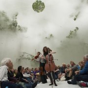 Architect: Plastique FantastiquePhotography by Marco Canevacci, Jelte crowd, recreation, tree, white, gray