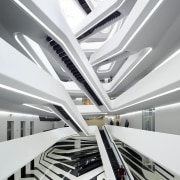 Farewell to Dame Zaha Hadid - Dominion office architecture, building, ceiling, daylighting, interior design, line, product design, structure, white, gray