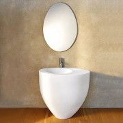 Le Giare. See more here bathroom sink, bidet, ceramic, plumbing fixture, product design, sink, tap, toilet seat, brown, white