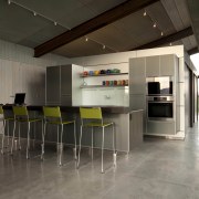  Architect: Olson Kundig Architects  architecture, floor, flooring, interior design, kitchen, lobby, real estate, gray, black