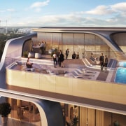 Mayfair Residential Tower – Zaha Hadid Architects boat, vehicle, yacht