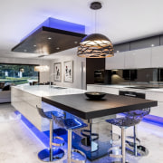 A focus on lighting – Kitchen by designer countertop, furniture, interior design, kitchen, product design, table, white