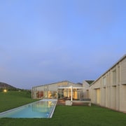 Architect: Riofrio+RodrigoPhotography by Juan Solano Ojasi architecture, estate, facade, grass, home, house, property, real estate, residential area, roof, sky, villa, teal