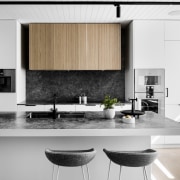 Architect: Technē Architecture + Interior DesignPhotography by countertop, interior design, kitchen, product design, white