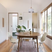 Architect: Drawing Room ArchitecturePhotography by Dan Fuge ceiling, dining room, home, house, interior design, living room, property, real estate, room, table, window, gray