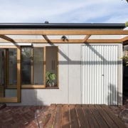 Architect: Drawing Room ArchitecturePhotography by Dan Fuge facade, house, outdoor structure, property, real estate, roof, shed, white, black