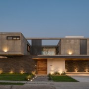 Colima home/Di Frenna Arquitectos - Colima home/Di Frenna architecture, building, elevation, estate, facade, home, house, property, real estate, residential area, teal, brown