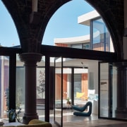 A slightly different outlook - A slightly different arch, architecture, building, daylighting, door, glass, interior design, structure, window, black